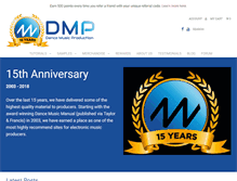 Tablet Screenshot of dancemusicproduction.com